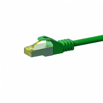 DSIT Cat.7 S/FTP PiMF RJ45 savienojuma kabelis, zaļš, 1,5 m