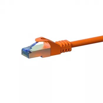 DSIT CAT 6a S/FTP LSOH tīkla vads, 20m, oranžs, 10 Gbps, 500 MHz, RJ45