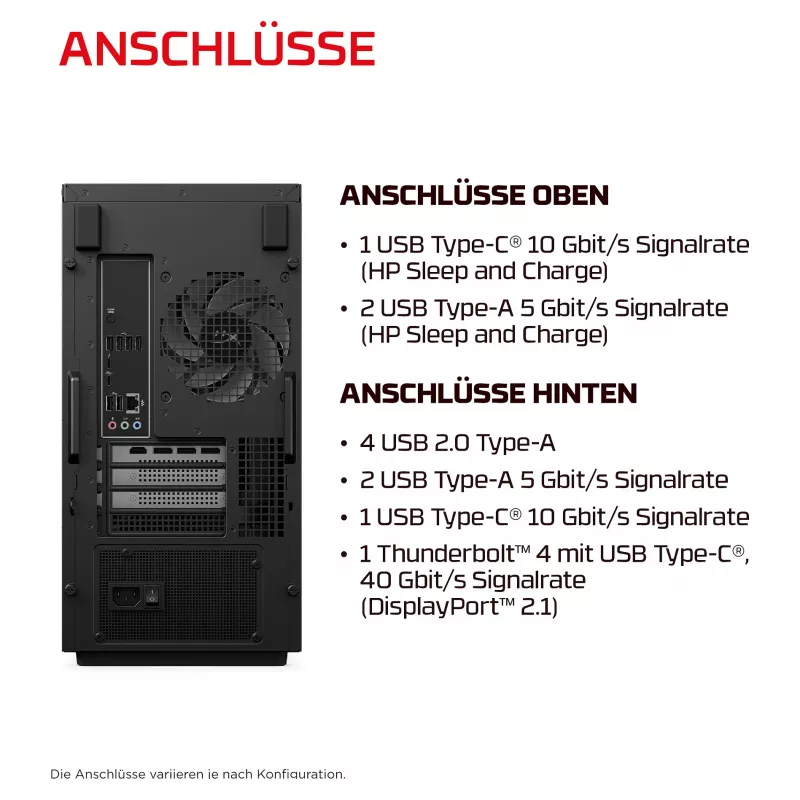 HP HyperX OMEN GT18-0170ng galddators - Intel Core Ultra 7 270K Plus, 32GB DDR5, 1TB SSD, NVIDIA GeForce RTX 5060 Ti 16GB, FreeDOS