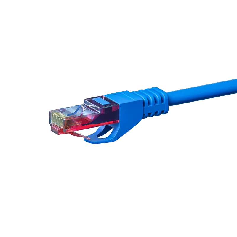 DSIT CAT6 Ethernet Patch Cable 7,5 m zils U/UTP 100% varš RJ45