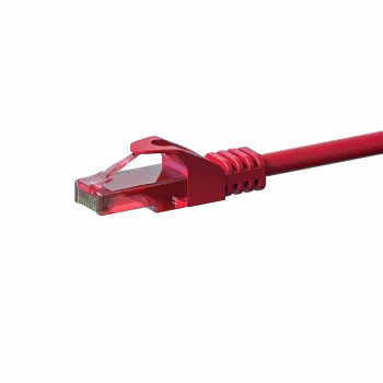 DSIT CAT6 tīkla kabelis 100% varš - U/UTP - 10 metri - sarkans (DC-65-100)