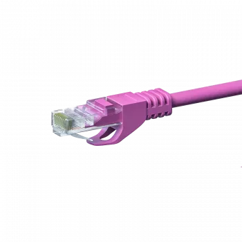 DSIT CAT 5e U/UTP tīkla vads, 5 m, RJ45, rozā, CCA