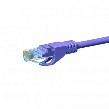 DSIT CAT 5e U/UTP tīkla vads, 7,5 m, violets, CCA, RJ45, Gigabit Ethernet