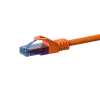 DSIT UTP CAT6a savienojuma kabelis, 0,25 m, oranžs, 100% varš (DC-U6A6-002)