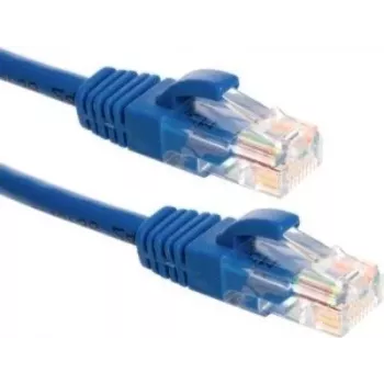 DSIT CAT6a U/UTP 100% Copper Ethernet Patch Cable, 3m, Blue, RJ45, 10 Gbps, 500 MHz