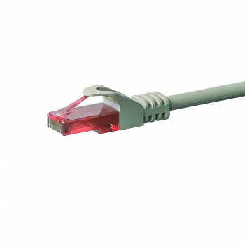 DSIT CAT6 U/UTP Ethernet vads, 0,15 m, pelēks, 100% varš, RJ45