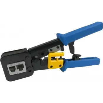 DSIT Pass-Through RJ45 gofrēšanas knaibles ar kabeļa griezēju un noņēmēju (DC-TOOL-RJ45-PT)