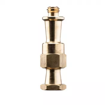 Manfrotto Double Stud Adapter Super Clamp 035 sērijai, 3/8 inch-16 vītne, misiņš, 60 mm