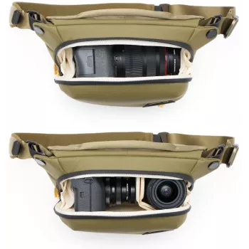 Soma pār plecu Peak Design Everyday Sling V2 3L, kelp (BEDS-3-KP-3)