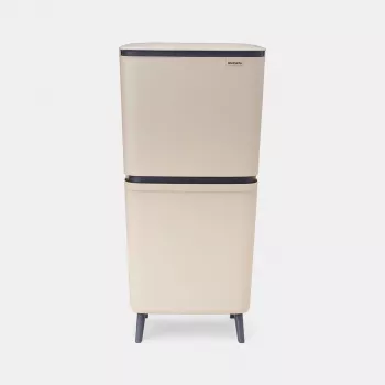 Brabantia SortUp Hi atkritumu tvertne 20+25L, bēša