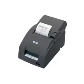 Epson TM-U220A divkrāsu punktmatricas čeku printeris, Serial, automātiskais griezējs, tumši pelēks