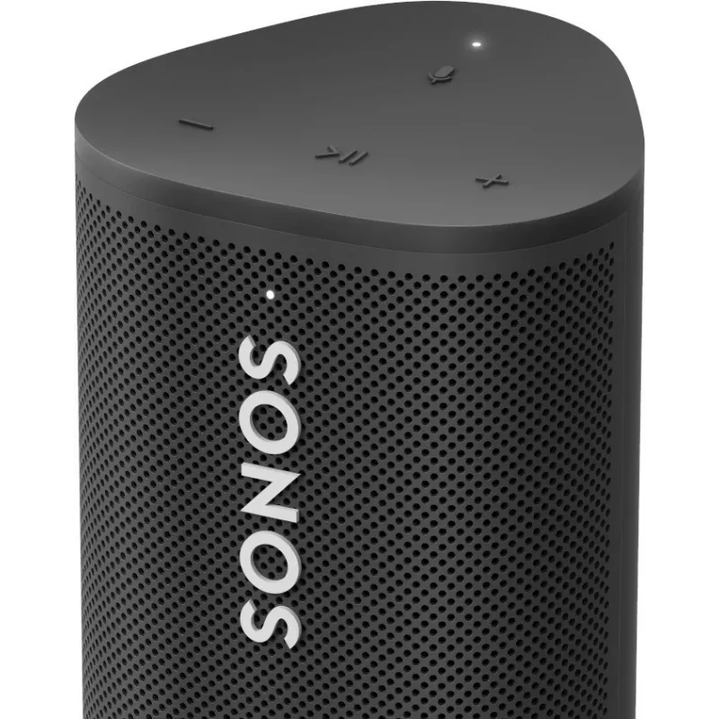 Sonos Roam pārnēsājamais viedais skaļrunis, melns