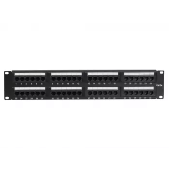 DS-IT CAT 5e UTP tīkla sadales panelis, 19 inch, 48 porti (DS-Patch5-48UTP)