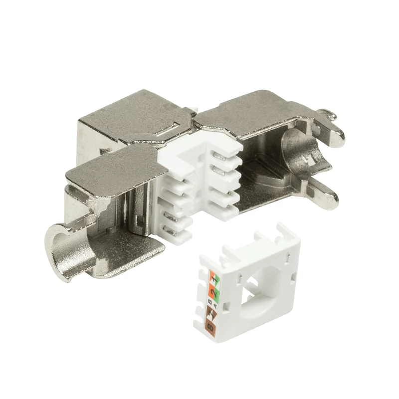 DSIT CAT6a STP Toolless Keystone Jack RJ45 modulis