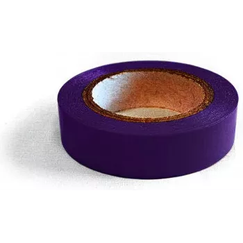 DSIT DC-Tape-Purple pašlīmējošā PVC elektroizolācijas lente, 10 m x 19 mm, violeta