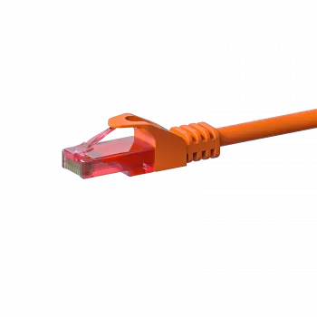 DSIT CAT6 tīkla kabelis 100% varš - U/UTP - 1 metrs - oranžs (DC-66-010)