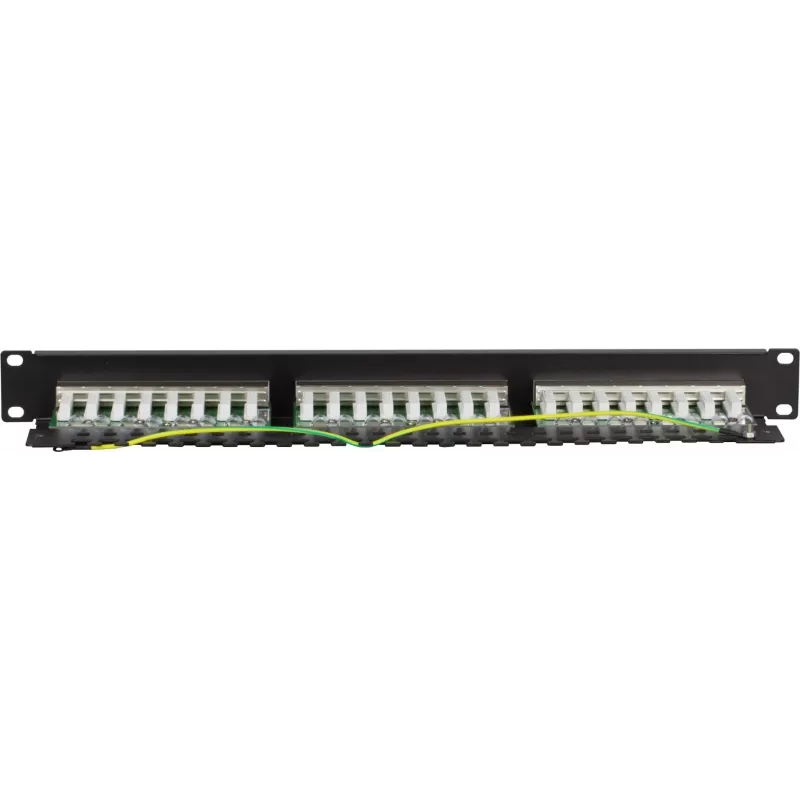 DS-IT CAT 5e FTP 24-Port 19 collu Rack-Mount Patch Panel