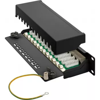 DSIT DS-10Patch6a-12STP 10 collu 12 portu STP CAT 6a sadales panelis