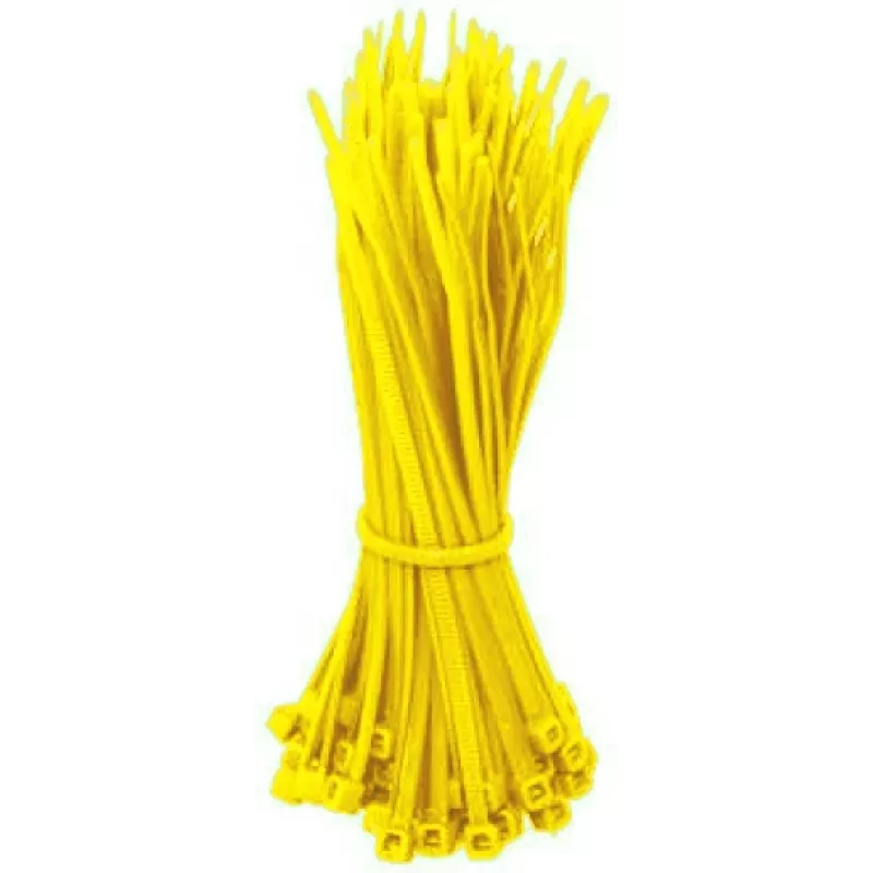 DSIT Cable Tie 200mm Yellow 100 Pack (kb_200mm_geel)