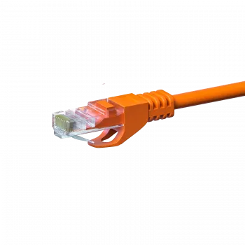DSIT CAT 5e U/UTP tīkla vads, 3m, oranžs, CCA, RJ45, Gigabit Ethernet