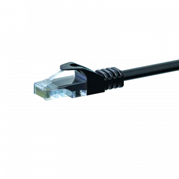 DSIT CAT 5e U/UTP savienojuma kabelis 7,5 m melns CCA RJ45 (DC-C50-075)