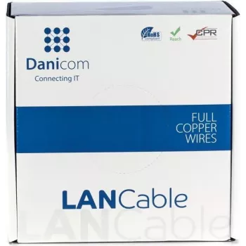 DSIT DANICOM CAT6 FTP 100m PVC kabelis (Fca) - DC-FTP6-100-FCA