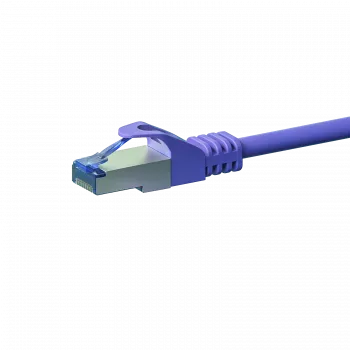 DSIT CAT 6a S/FTP LSOH tīkla vads, 10m, violets, RJ45, 10Gbps, 500MHz