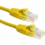 DSIT CAT6a U/UTP 100% Copper Network Patch Cable, 0,5m, Dzeltens, RJ45, 10GbE, 500MHz