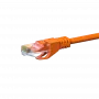 DSIT CAT 6 U/UTP tīkla kabelis, 3m, oranžs, CCA, RJ45