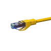 DSIT CAT6a Ethernet vada līcis 100% varš U/UTP 5m dzeltens DC-U6A7-050
