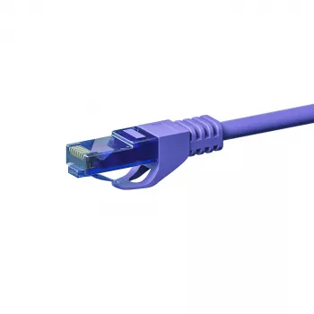DSIT CAT6a U/UTP 100% Copper Patch Cable, 7,5m, Violet, RJ45, 10Gbps, 500MHz