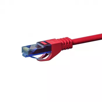 DSIT CAT6a tīkla kabelis 100% varš U/UTP 10 m sarkans (DC-U6A5-100)