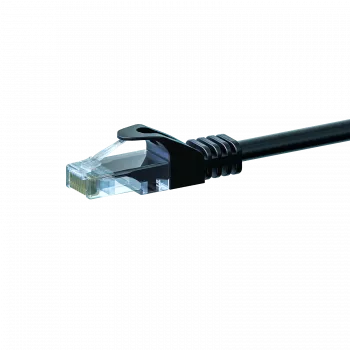 DSIT DC-50-005 CAT5e U/UTP tīkla kabelis, 0,5 m, melns, 100% varš