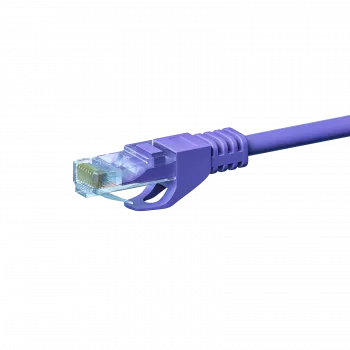 DSIT CAT5e Ethernet Patch Cable U/UTP 1m Violet 100% Copper