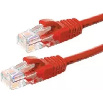 DSIT CAT5e U/UTP tīkla vads, 5 m, sarkans, 100% varš (DC-55-050)