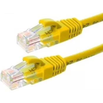 DSIT CAT5e U/UTP tīkla kabelis, 20 m, dzeltens, 100% varš (DC-57-200)