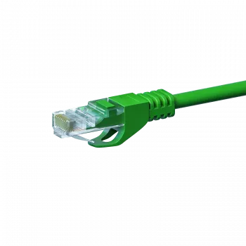 DSIT CAT 5e U/UTP tīkla vads, 1m, zaļš, CCA, RJ45, Gigabit Ethernet