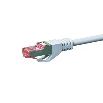 DSIT CAT 6 S/FTP LSOH Patch vads, 0,5 m, balts (DC-S62-005)