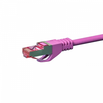 DSIT CAT 6 tīkla kabelis LSOH - S/FTP - 7,5 m - Rozā