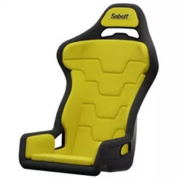 Sabelt SRS-1 Sim Racing Sēdeklis, Stiklašķiedras Korpuss, Polsterēts - Sacīkšu Dzeltenā