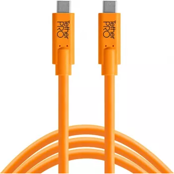 Tether Tools TetherPro USB-C–USB-C kabelis, 0.9 m, oranžs (CUC03-ORG)