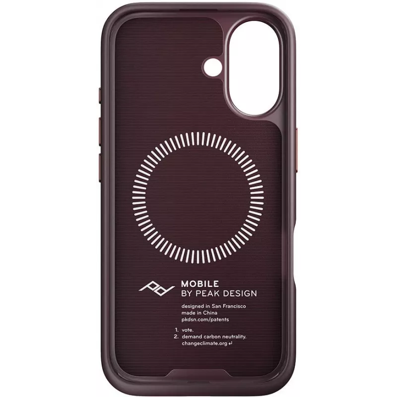 Peak Design Mobile Everyday auduma vāciņš paredzēts Apple iPhone 16, eclipse (M-MC-BS-EP-1)