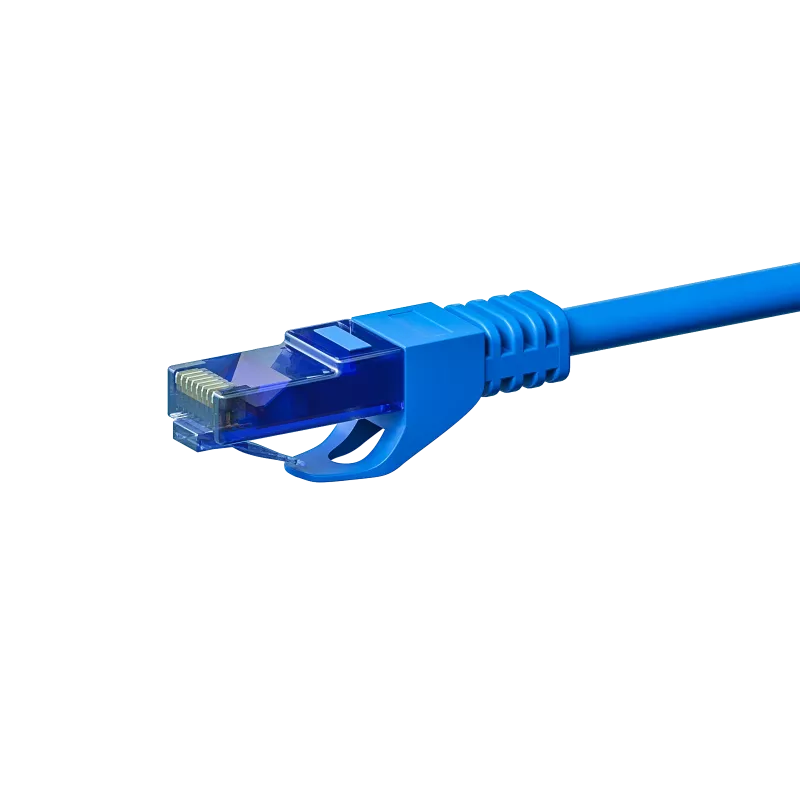 DSIT CAT6a U/UTP 100% Copper Network Patch Cable, 10 m, zils
