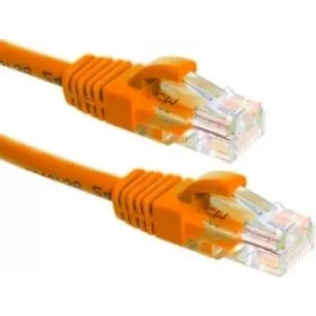 DSIT CAT6a U/UTP 15 m tīkla vads, 100% varš, oranžs
