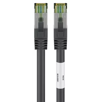 DSIT RJ45 tīkla kabelis S/FTP PiMF CAT 8, melns, 3m