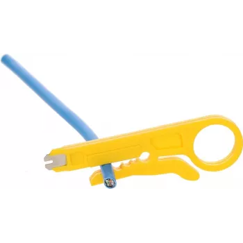 DSIT DC-PINCHER-CUT Automātiskā stiepļu noņēmēja ar iebūvētu kabeļu griezēju, 0.2-6.0 mm² / 24-10 AWG, pašregulējoša, melna/sarkana