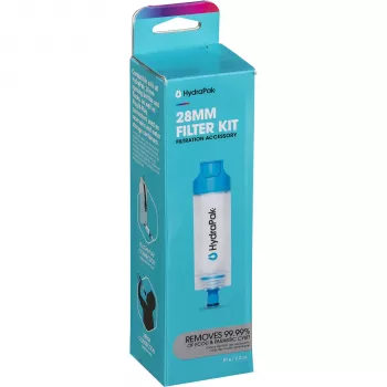 HydraPak 28 mm PNP Inline filtrs - dobu šķiedru ūdens filtrs pudelēm un rezervuāriem