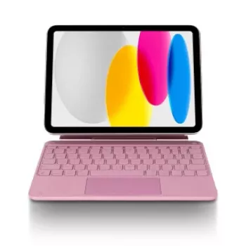 Decoded Magnetic Keyboard Case with Trackpad for iPad 10.9-inch (10th Gen) and iPad Pro 11-inch – Roze