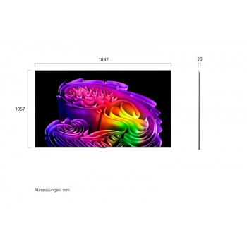 LG OLED83G67LW 83 collu OLED evo Gallery Edition 4K Smart TV ar α9 Gen5 AI procesoru, 120Hz, Dolby Vision IQ, Dolby Atmos, webOS 22, G-Sync/FreeSync, sienas stiprinājums komplektā