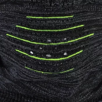 BUFF DryFlx Pro balaklava - melna, bezšuvju 4-virzienu stiepšanās, termiskā, atstarojoša